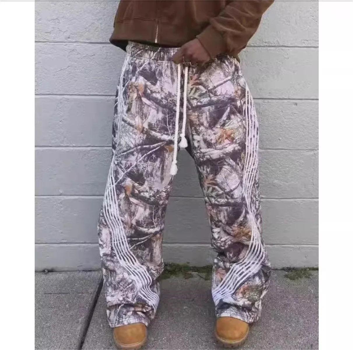 Y2K-pantalones de chándal para hombre