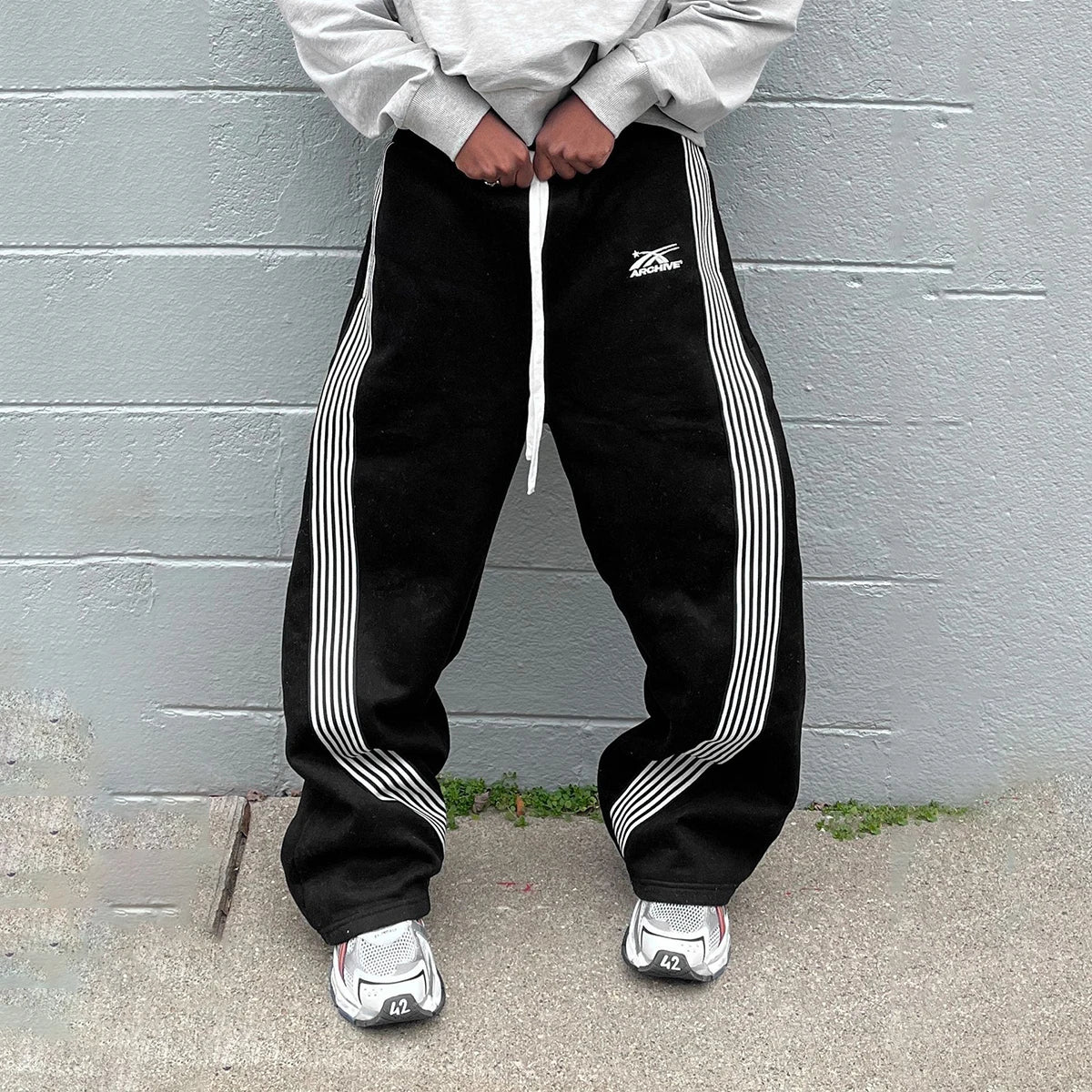 Y2K-pantalones de chándal para hombre