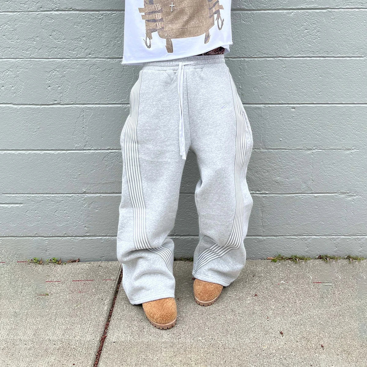 Y2K-pantalones de chándal para hombre