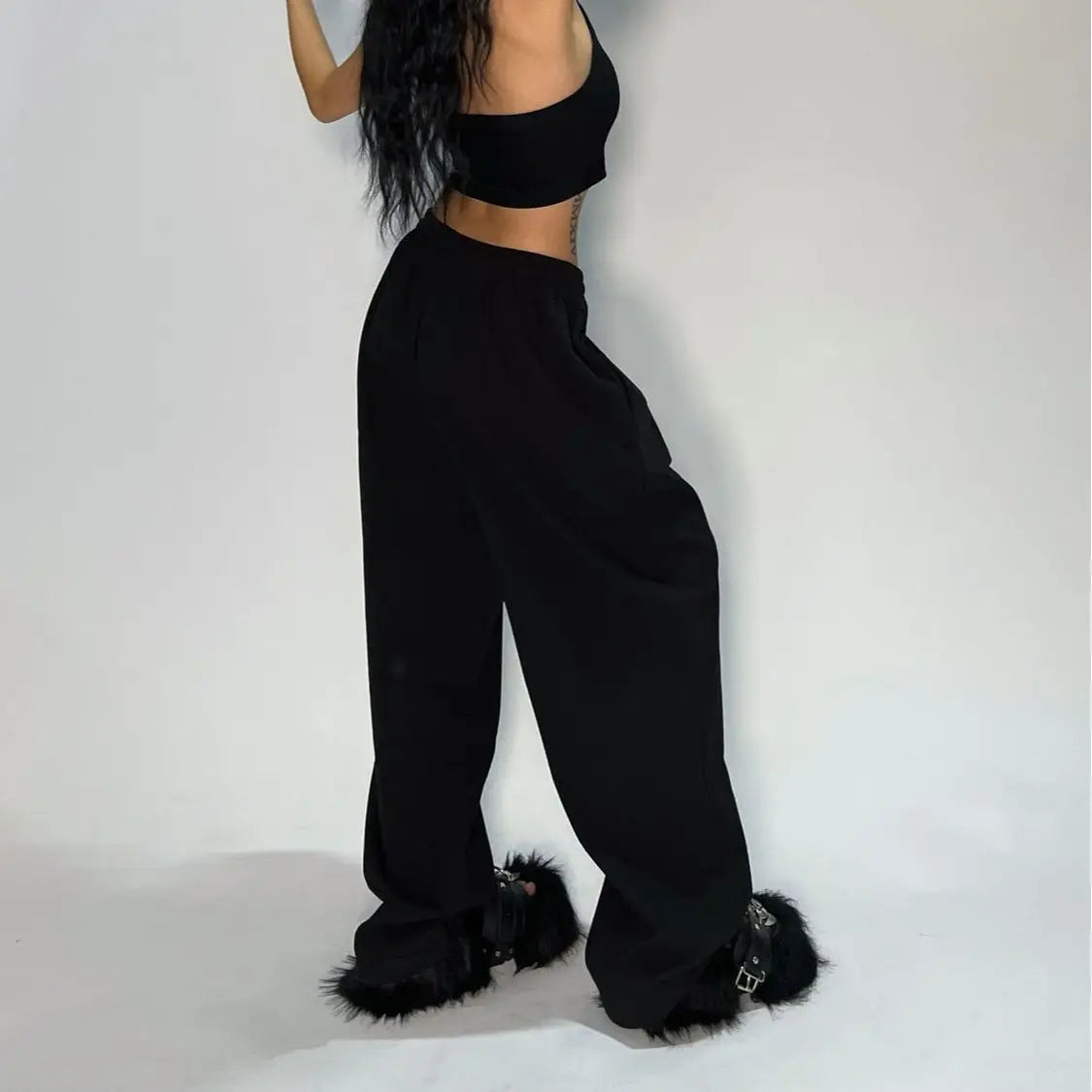 Y2K-pantalones de chándal para hombre