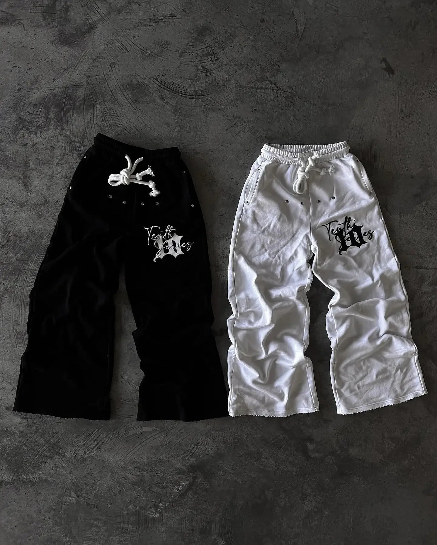 Y2K-pantalones de chándal para hombre.