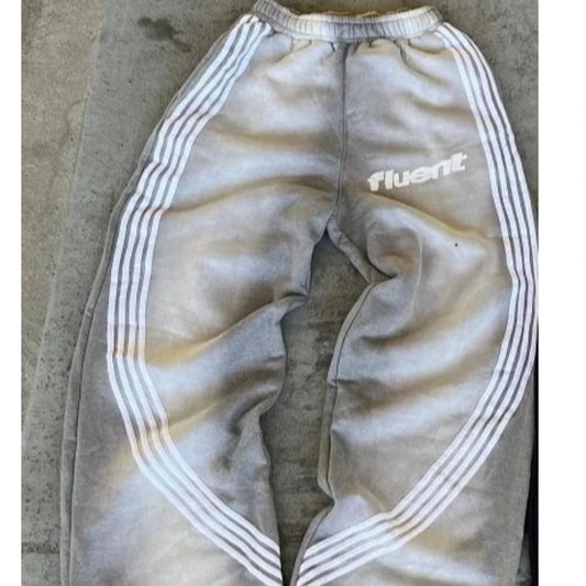 Y2K-pantalones de chándal para hombre.