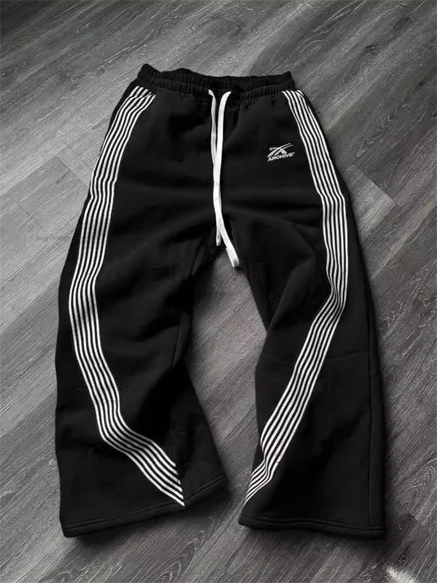 Y2K-pantalones de chándal para hombre